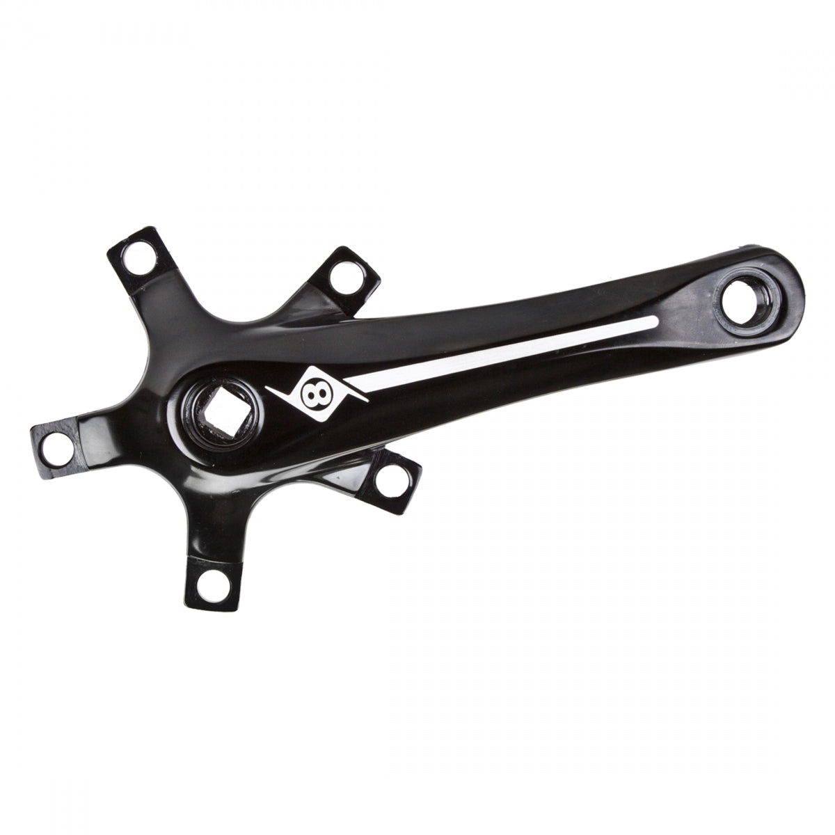 ORIGIN8 Crankarm Set 140 110 bcd Forged Black