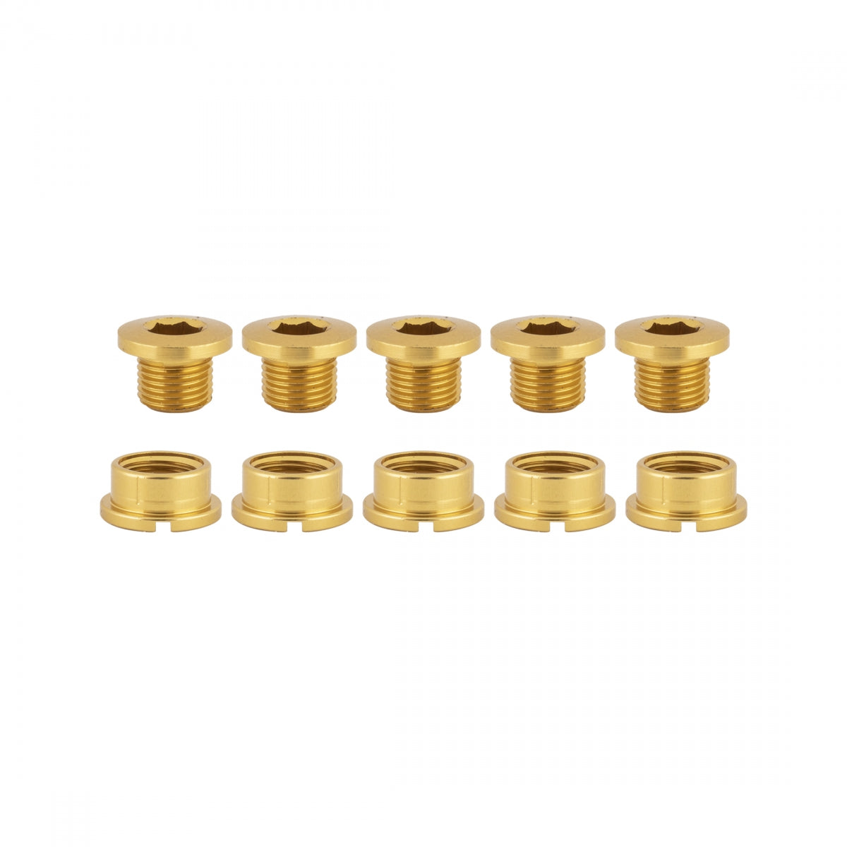 ORIGIN8 Chainring Bolt Set Single Alloy GLD