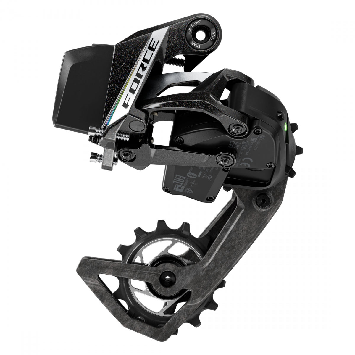 SRAM DER Rear Force Etap AXS E1 12s Black 36T Max Battery Not Included (P)