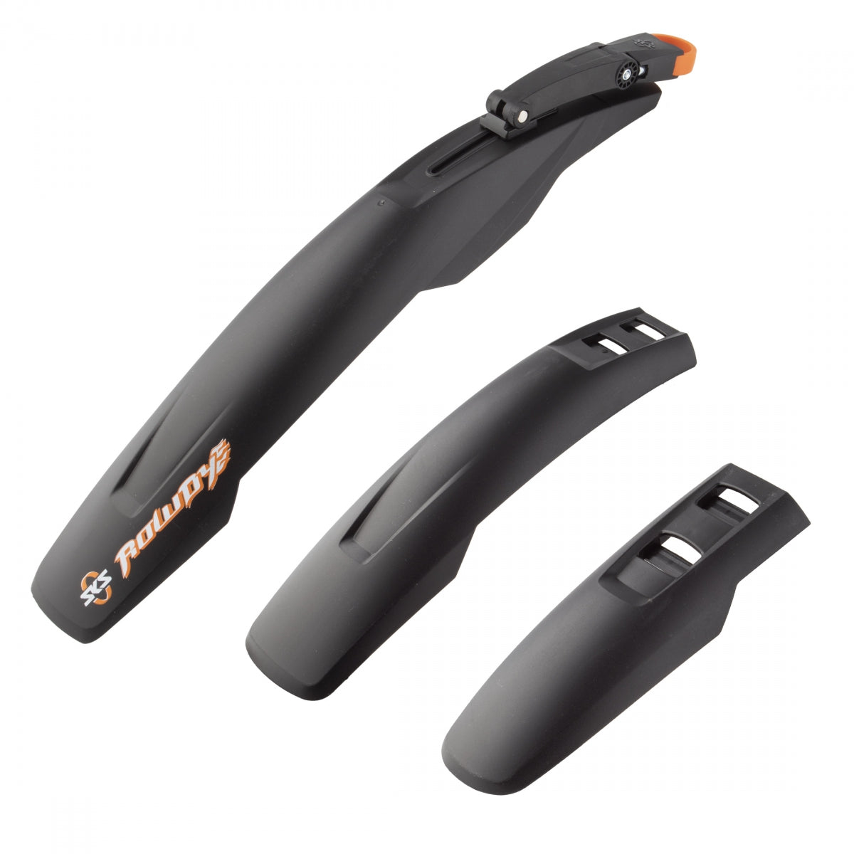 SKS Fender F&R Rowdy 20in-24in MTN Black