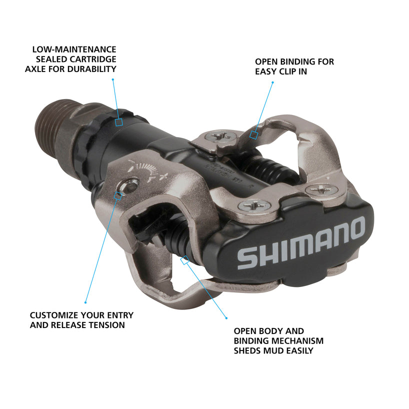 Shimano PD-M520L SPD PEDAL, BLACK
