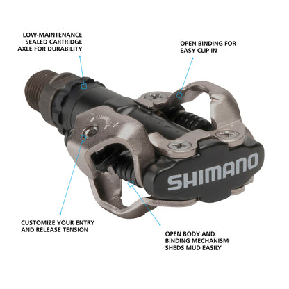 Shimano PD-M520L SPD PEDAL, BLACK