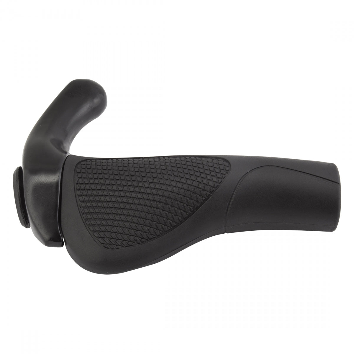 SUNLITE Grips Ergo Plus 135mm Black/Black w/Alloy Bar-Ends