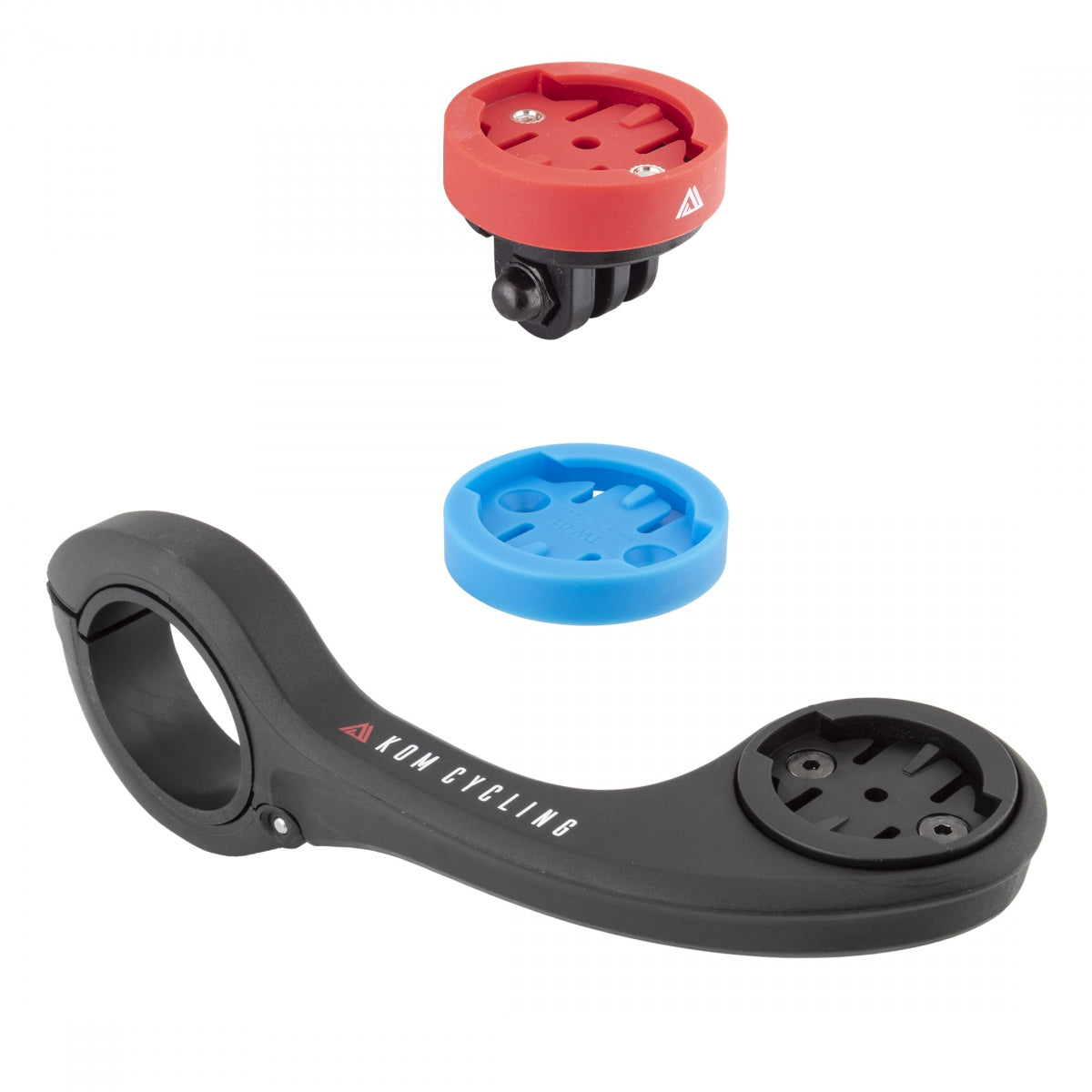 KOM CYCLING Hbar Mount KOM Combo Kit Garmin/Wahoo/Gopro Black
