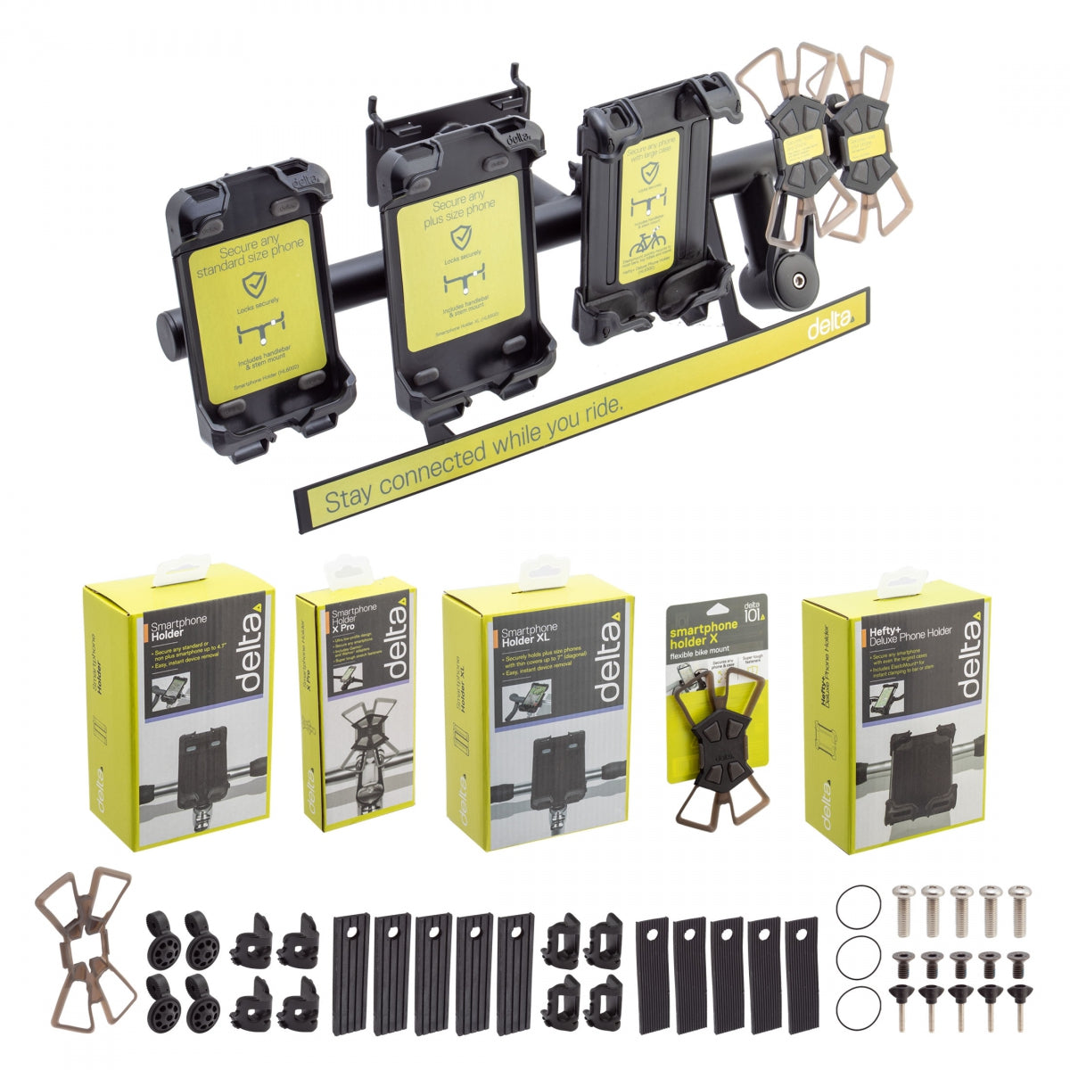 DELTA POP Smart Phone Holders w/7-HL6002/7-HL3500/5-HL6300/7-HL6800/7-HL6700R