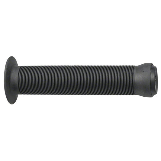 Velo Mushroom Style Long Grips with Plugs: Black~ 150mm