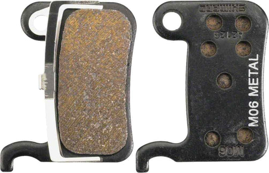 SHIMANO M06 BRAKE PADS M06 METAL PAD W/O FIN W/SPRING W/SPLIT PIN PAIR