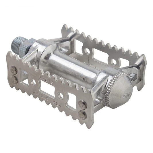 MKS Sylvan Stream Pedals Silver 9/16 Inch