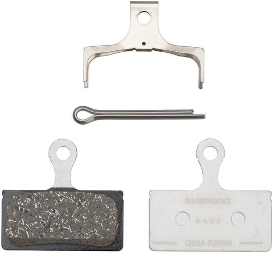 SHIMANO G05A Disc Brake Pad and Spring - Resin Compound Alloy Back Plate