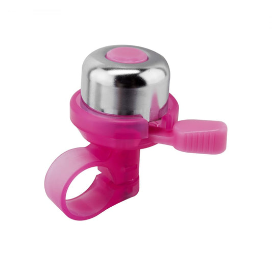 Mirrycle Incredible Brass Duet Bicycle Bell, Pink