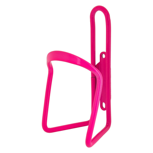 Sunlite Alloy Bicycle Water Bottle Cage, Neon Pink