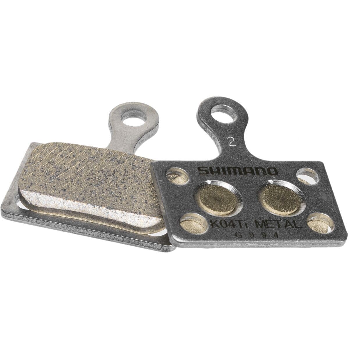SHIMANO K04ti Brake Pads Metallic, One Size