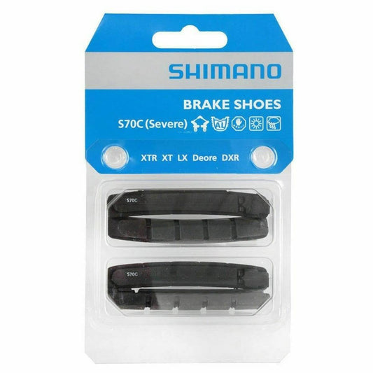 SHIMANO S70C Severe Cartridge-Type Brake Shoes - 2 Pair - Y8A298032