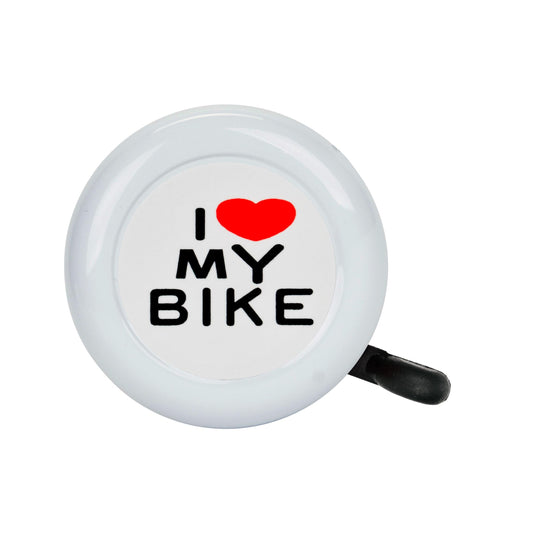Sunlite "I Love My Bike Bell, White