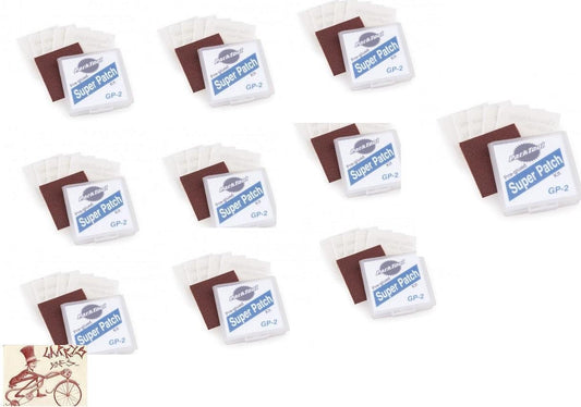 Park Tool GP-2 Glueless Bicycle Patch Kits-10 Packs