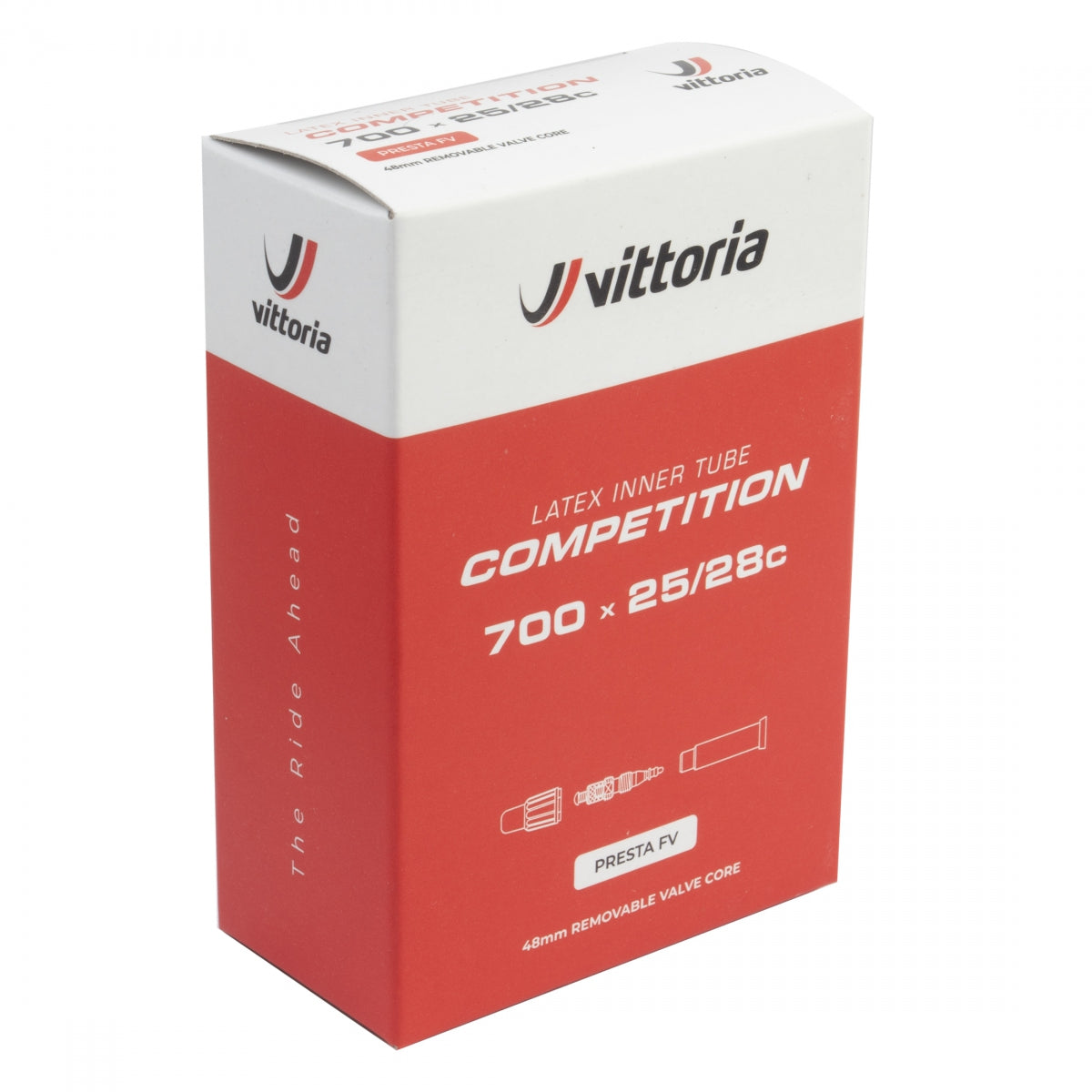 Vittoria Competition Latex Tube - 700 x 25-28, 48mm Presta Valve