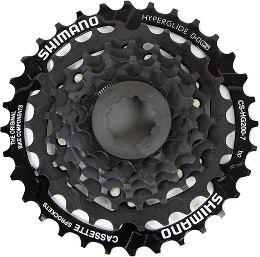 SHIMANO Alivio 7-Speed Mountain Bike Cassette - CS-HG200-8