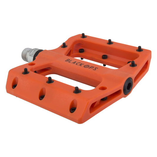 Black Ops Nylo-Pro II Pedals, 9/16", Orange