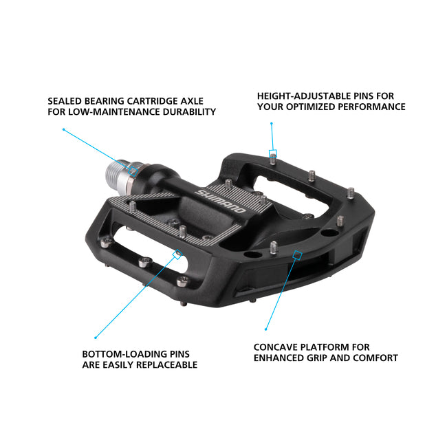 Shimano PEDAL, PD-GR500, BLACK
